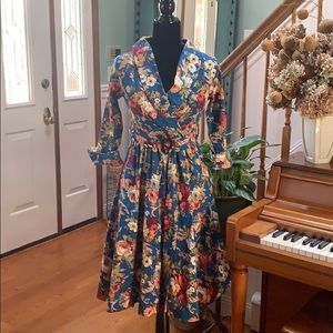 Miacinni Blue Floral Dress